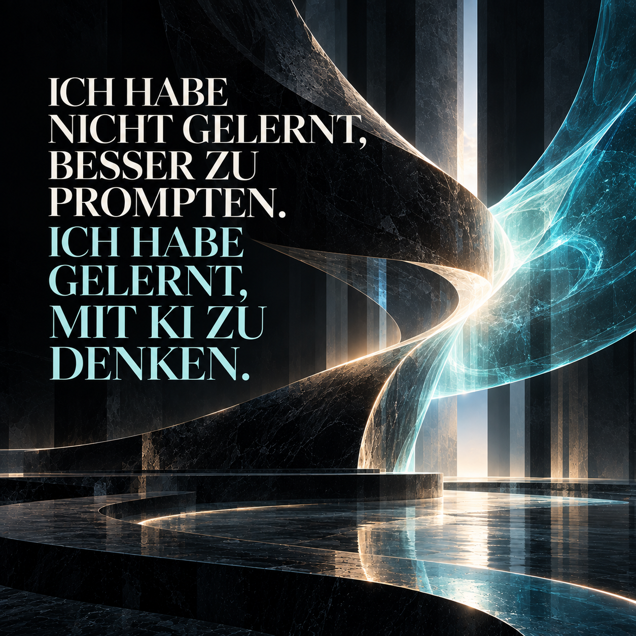 Ich habe gelernt, mit KI zu denken